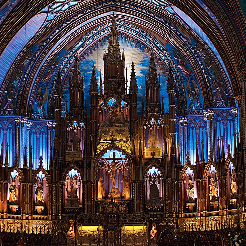 UTAA Travel | Notre Dame Cathedral Montreal