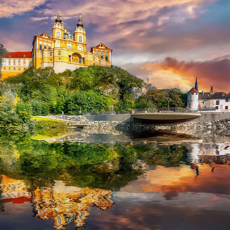 UTAA Tours Melk Abbey in Wachau.